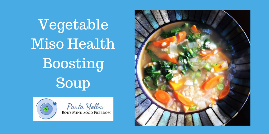 Vegetable Miso Health Boosting Soup