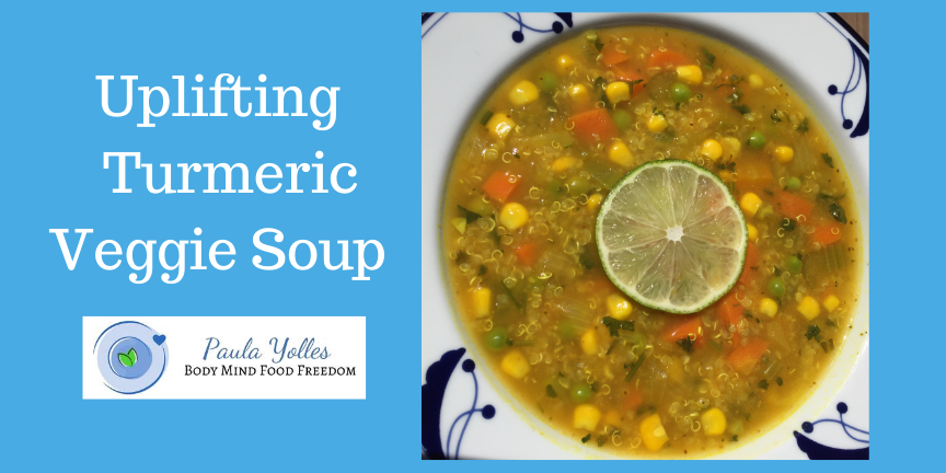 Uplifting Turmeric Veggie Soup (GF, DF, V)