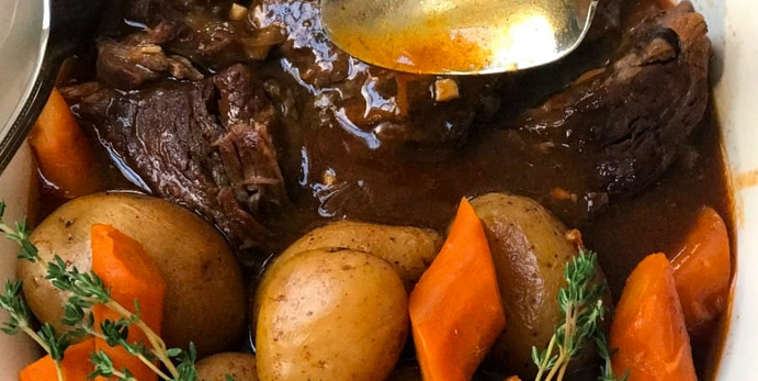 Instant Pot Beef Roast With Potatoes & Carrots