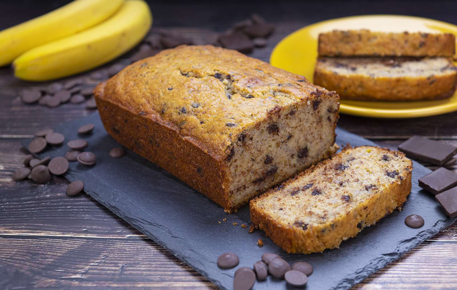 Vegan Chocolate Chip Banana Bread
