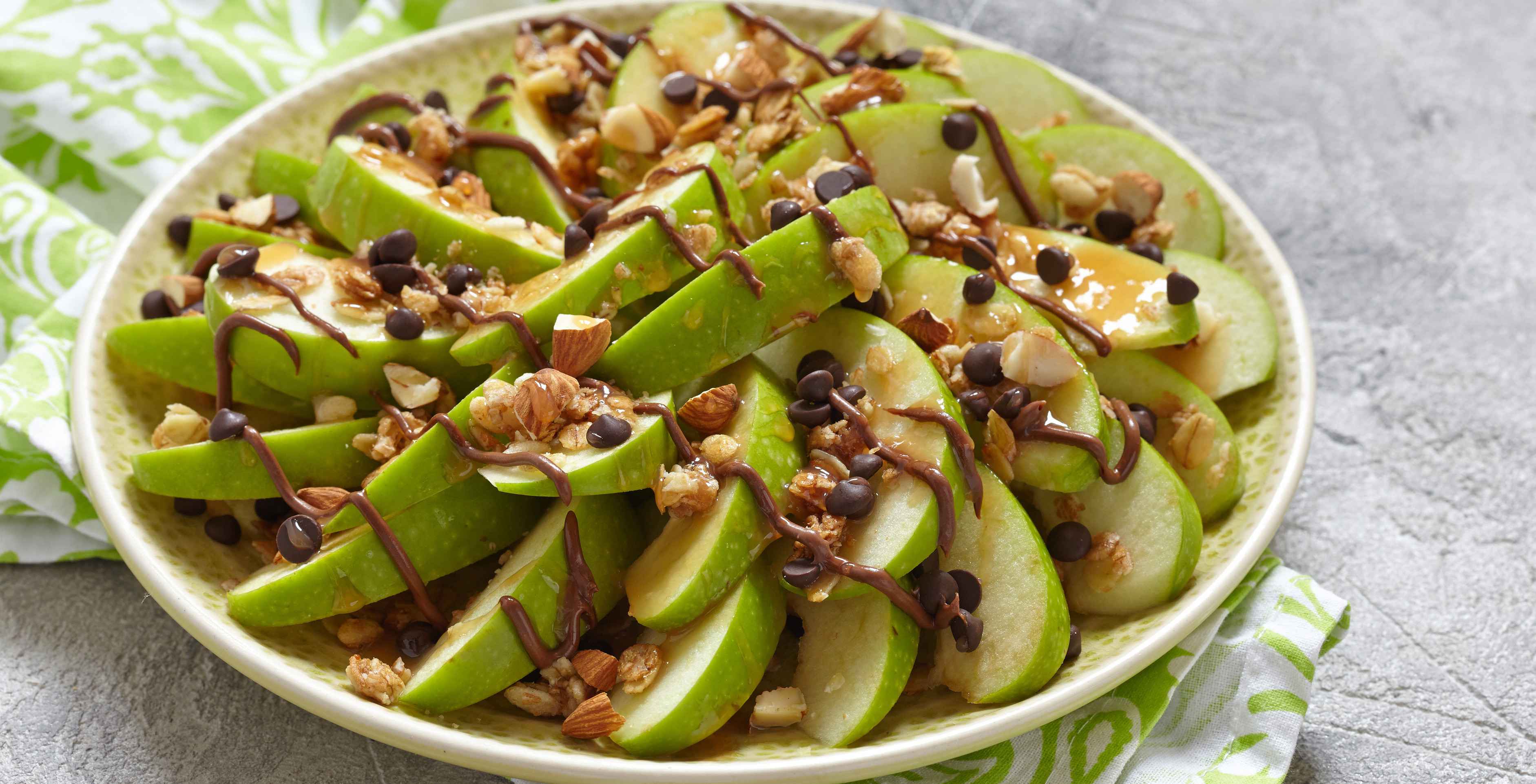 Samoa Caramel Apple Nachos