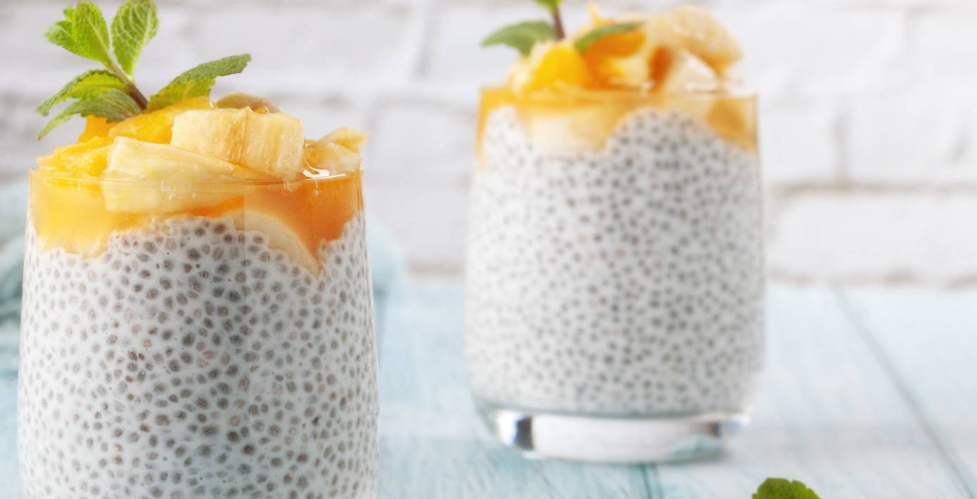 Banana Cream Chia Pudding