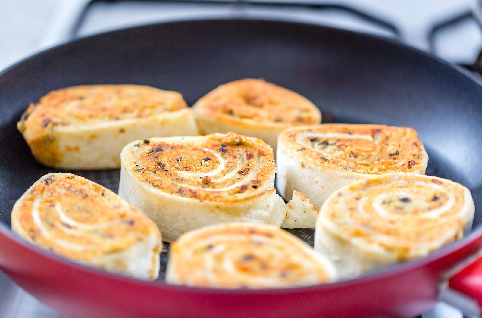 Chicken Taco Pinwheels