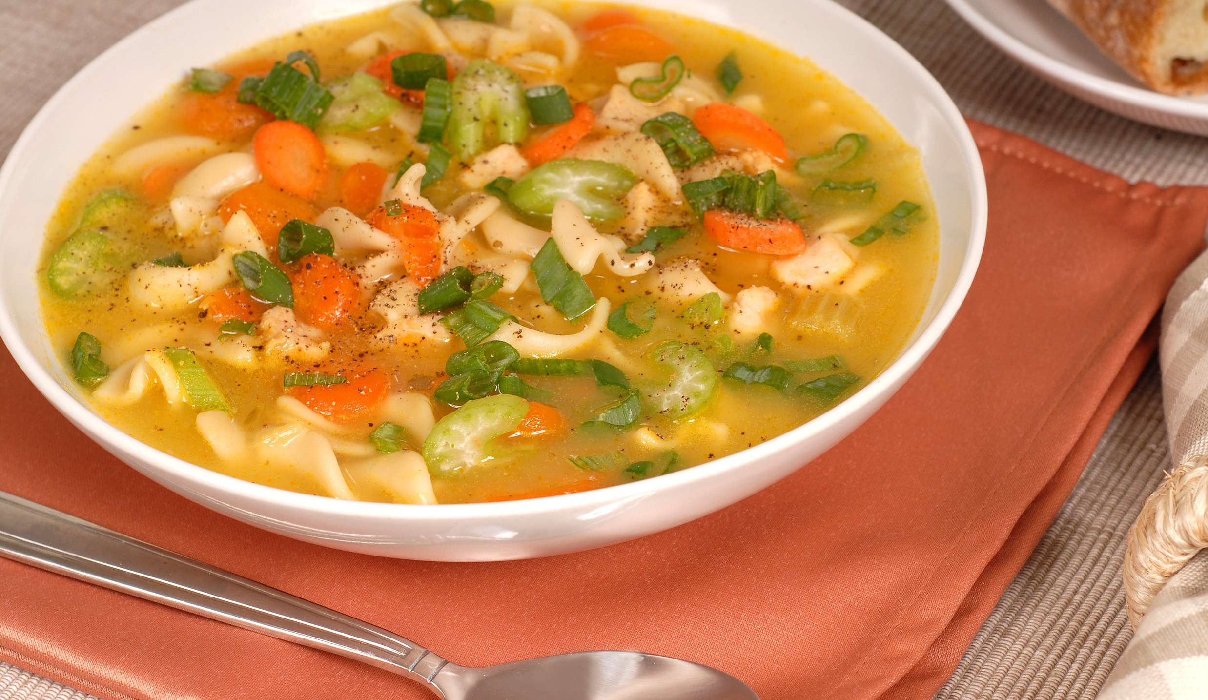 Vegetarian "Chicken" Noodle Soup