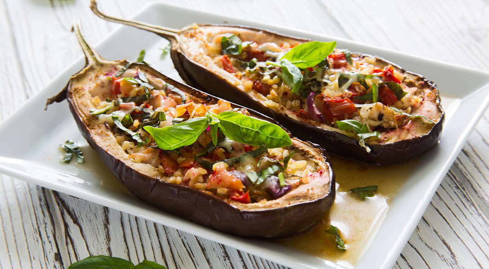 10-Minute Microwaved Eggplant