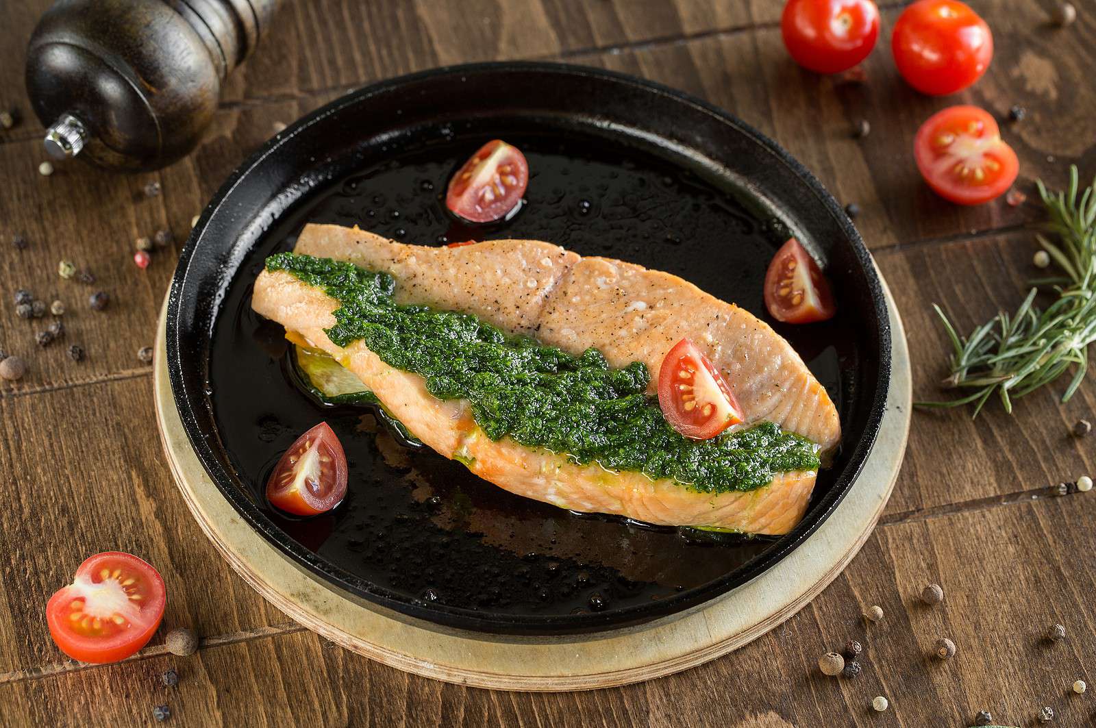 Pesto Trout