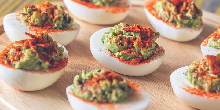 Guacamole Deviled Eggs