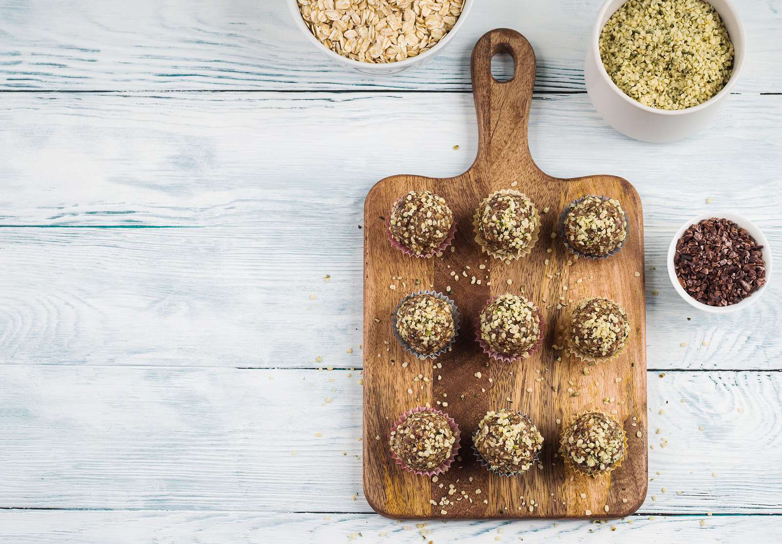 Peanut Butter Oatmeal Date Balls