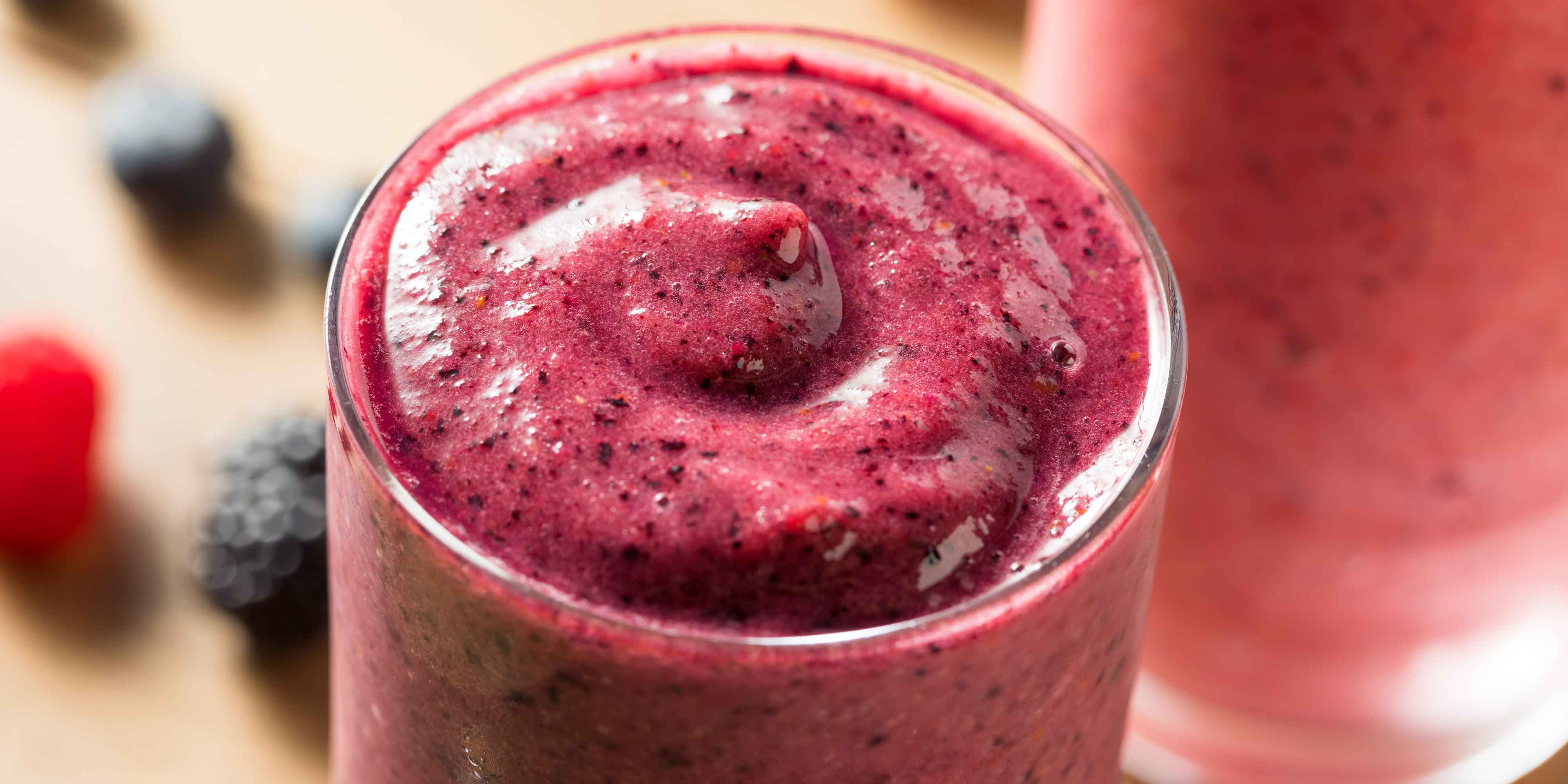Berry Banana Smoothie with Kale
