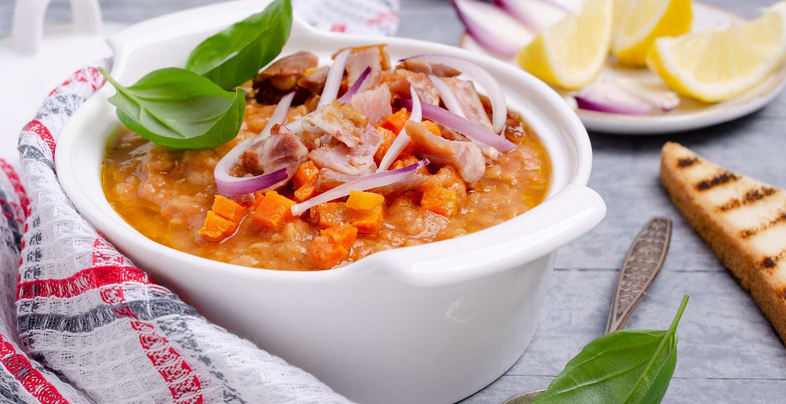 Cozy Butternut, Sweet Potato, and Red Lentil Stew