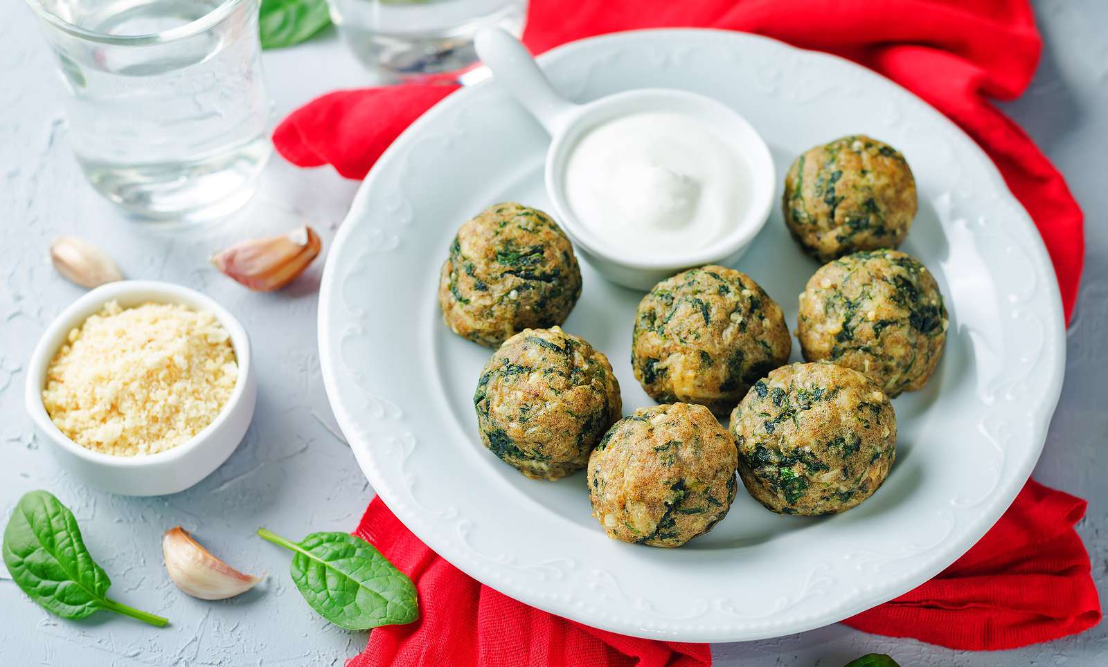 Spinach Cheese balls