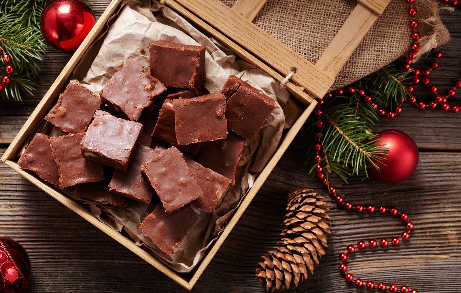 Peppermint Mocha Fudge