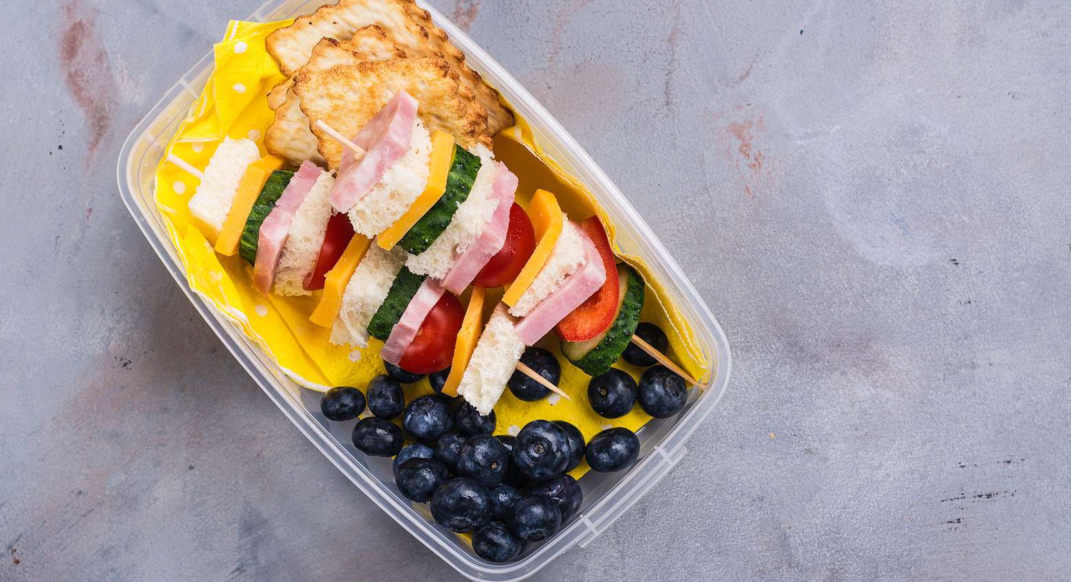 Sandwich Kebobs Bento Box