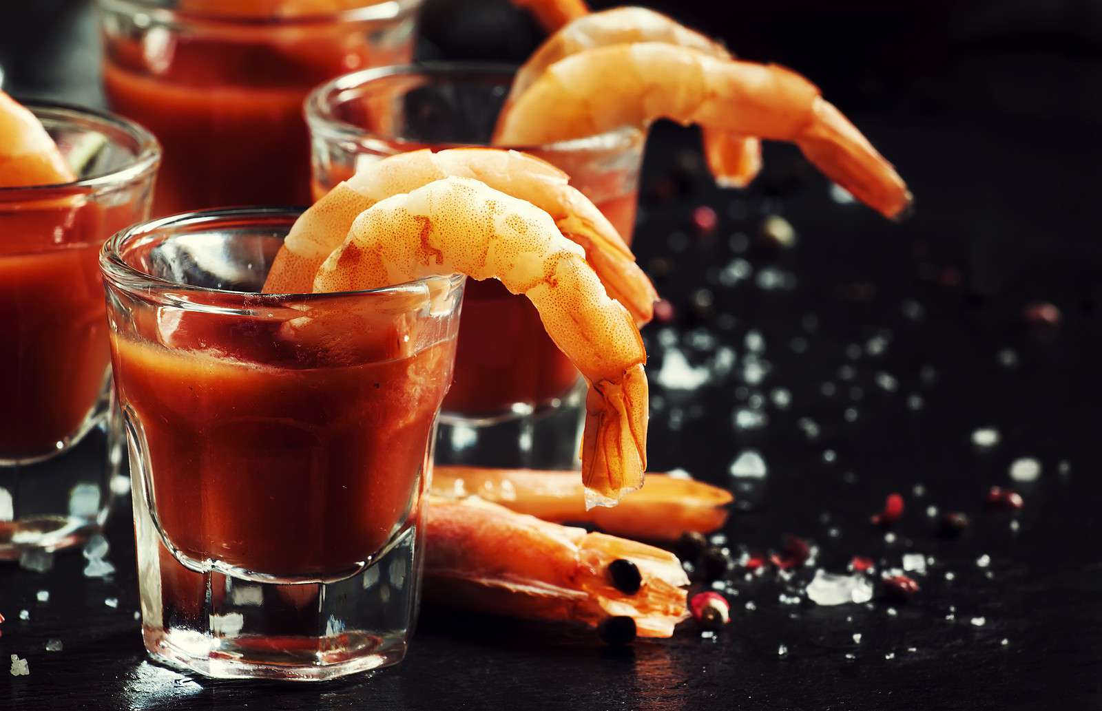 Garlic Herb Shrimp with Homemade Cocktail Sauce