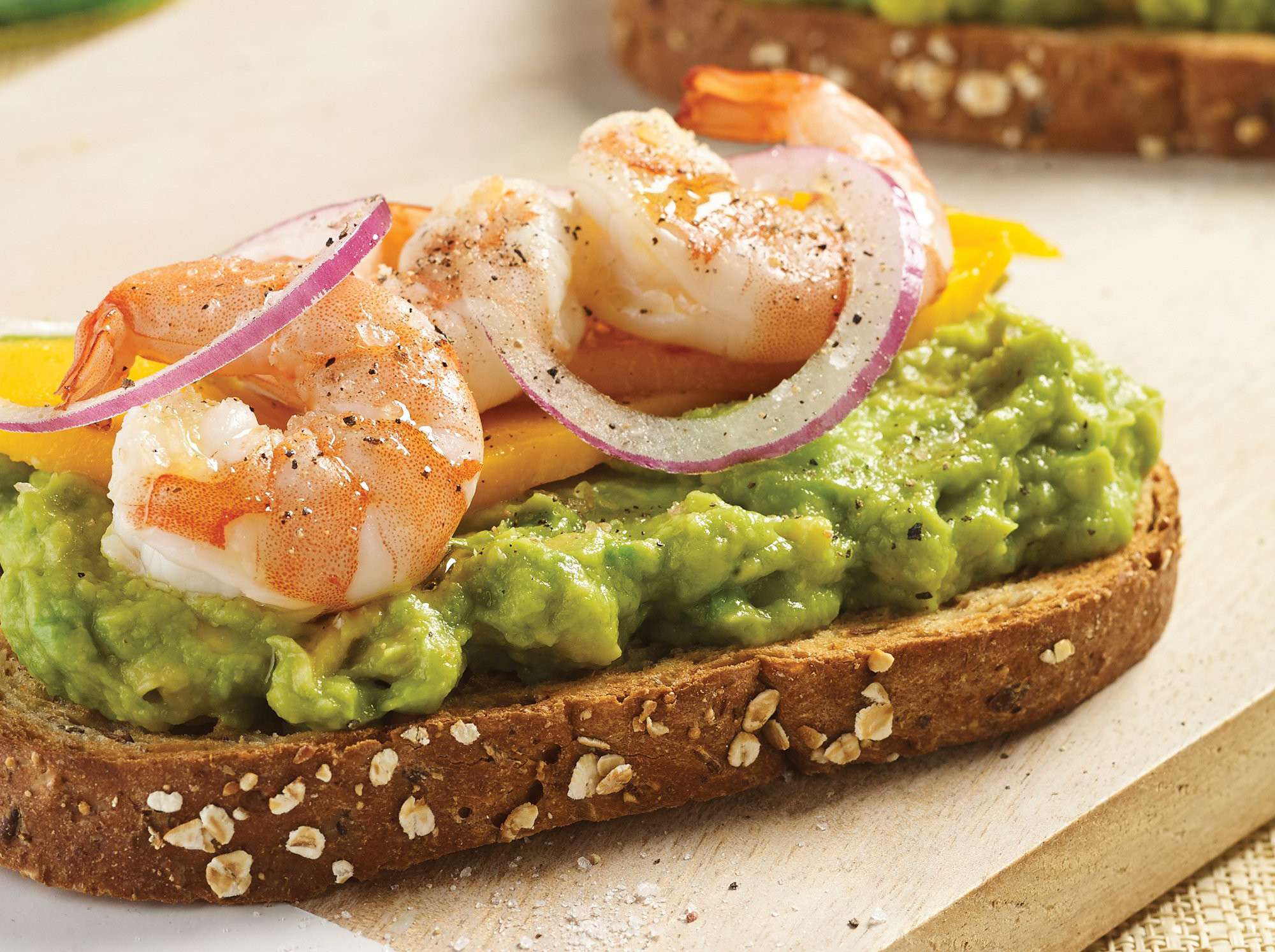 Shrimp and Avocado Toast