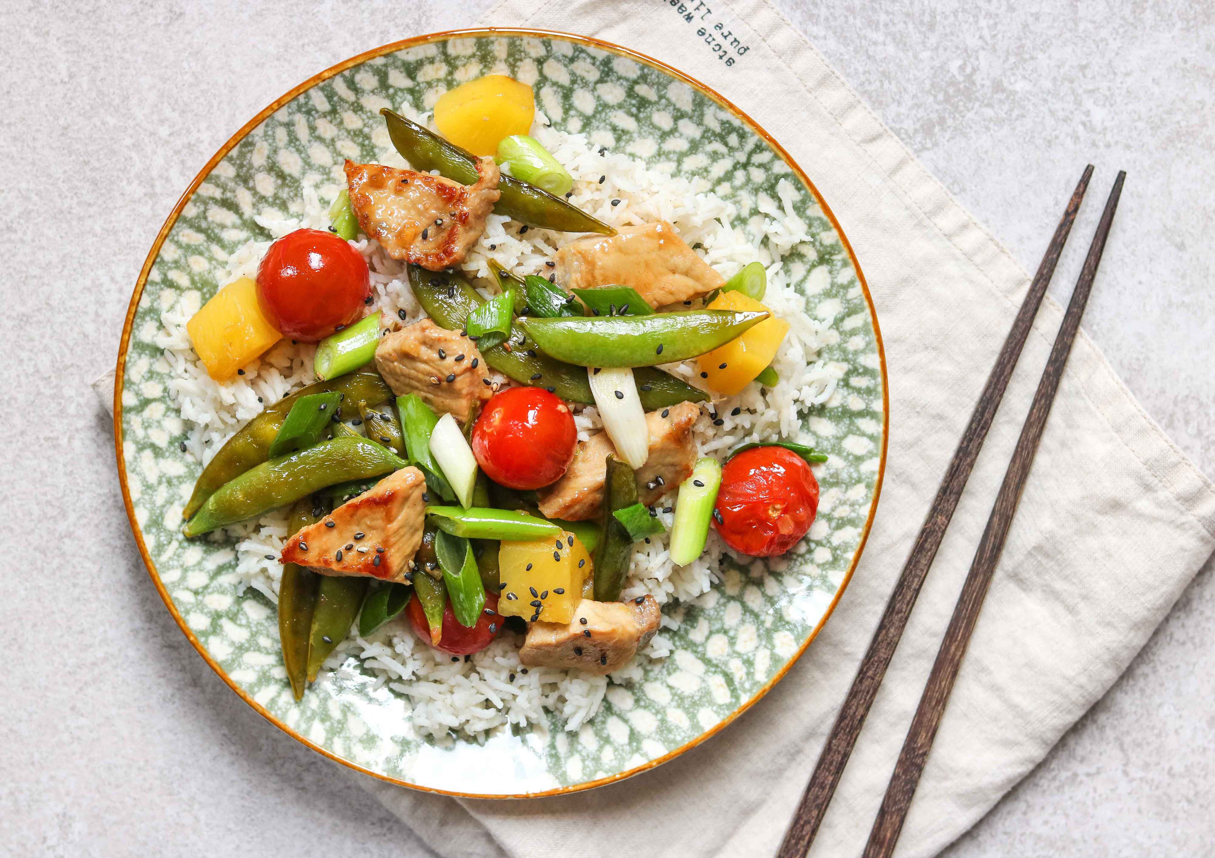Sweet and Sour Pork Stir-Fry
