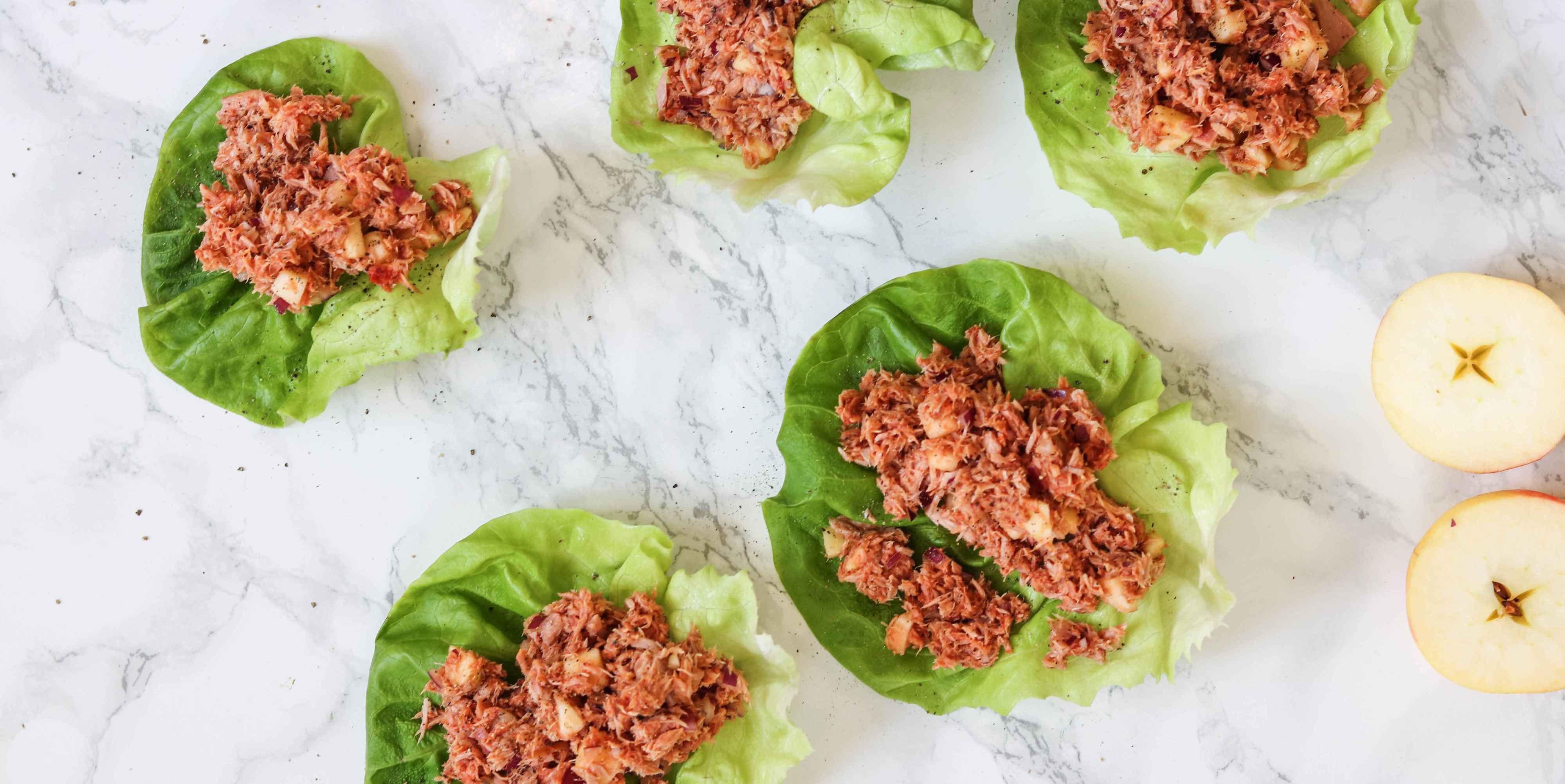 Tuna Salad Lettuce Wraps