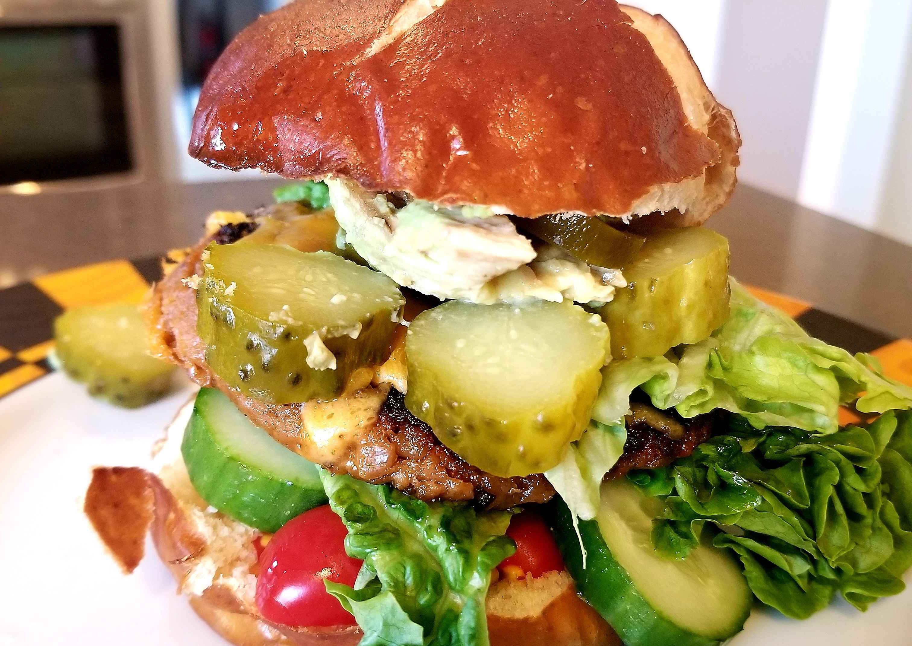 Vegan burger, lightlife