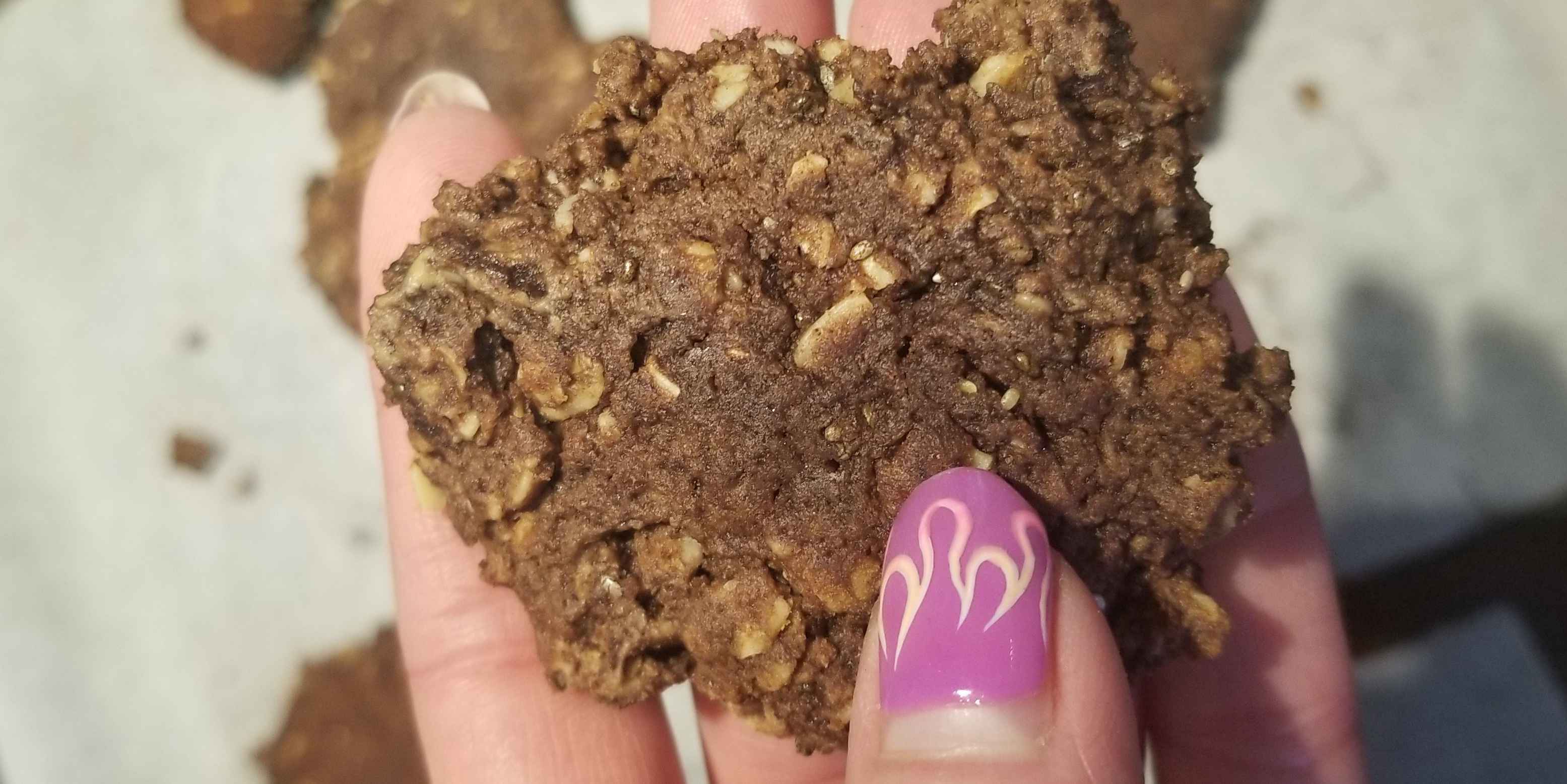 Vegan protein chocolate cookies