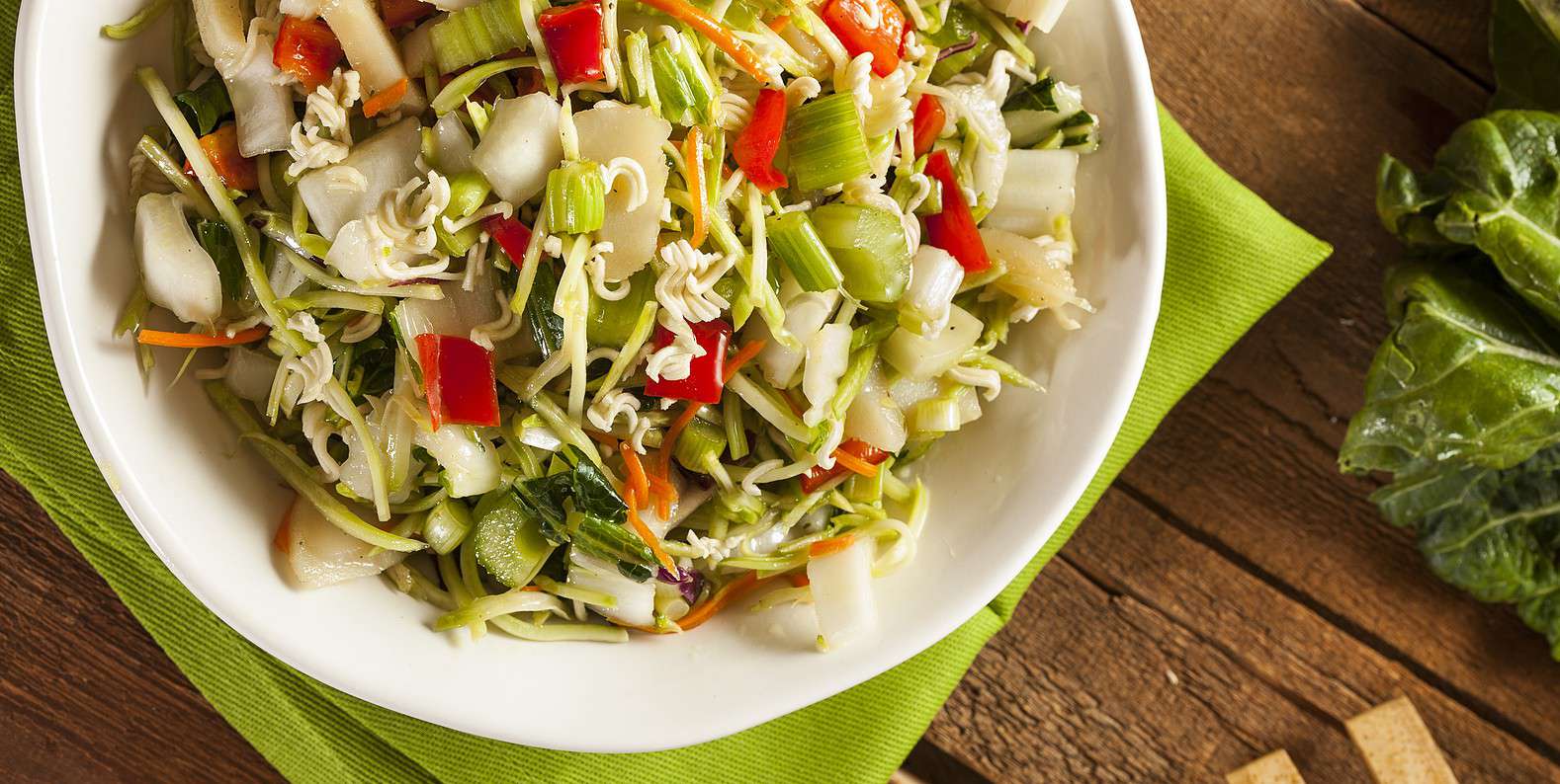 Crunchy Asian Ramen Noodle Salad