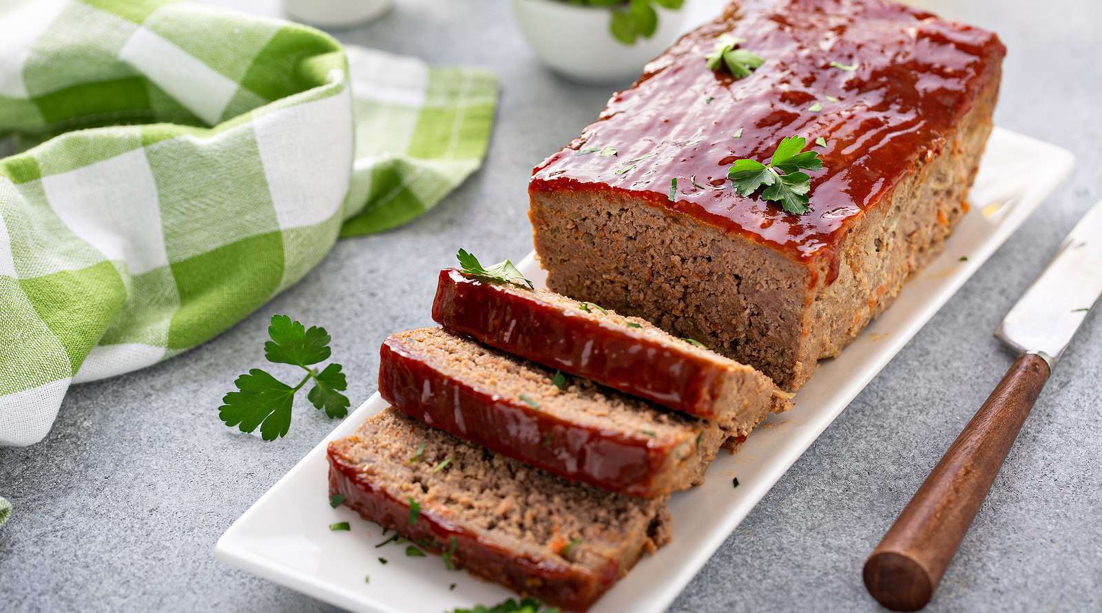 Vegan "Meatloaf" with Veggies