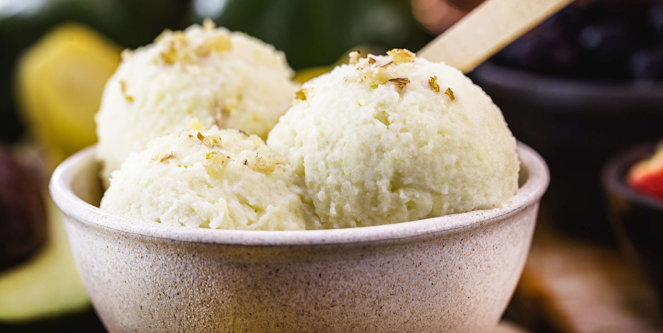 Vegan No-Churn Eggnog Ice Cream