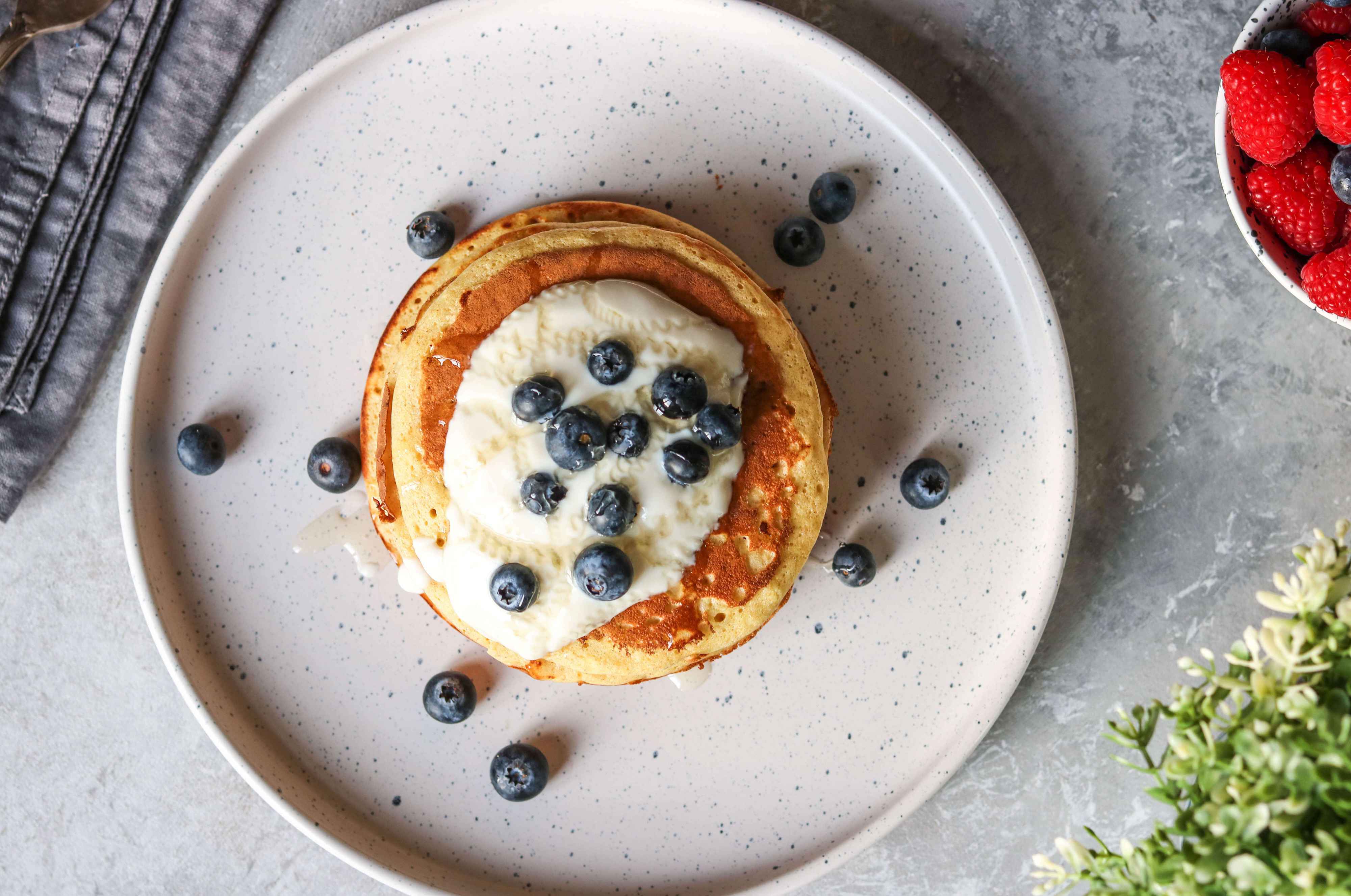 Cottage Cheese Protein Pancakes