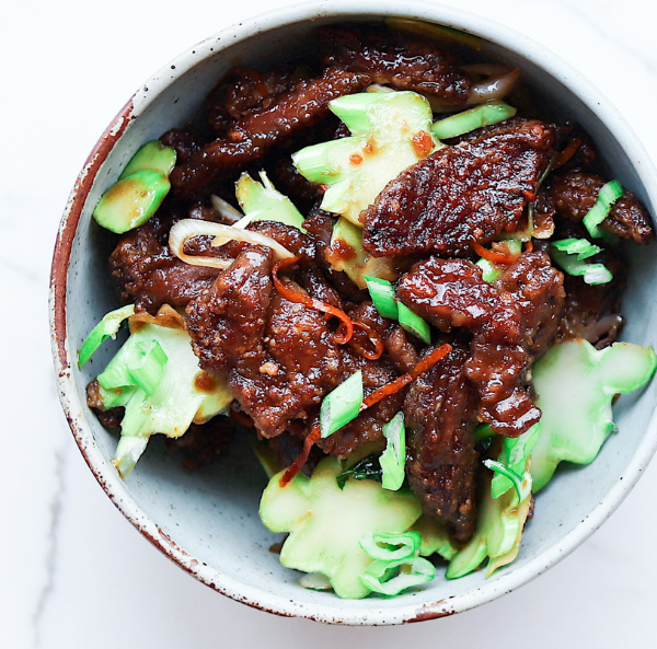 Boeuf croustillant à l'orange