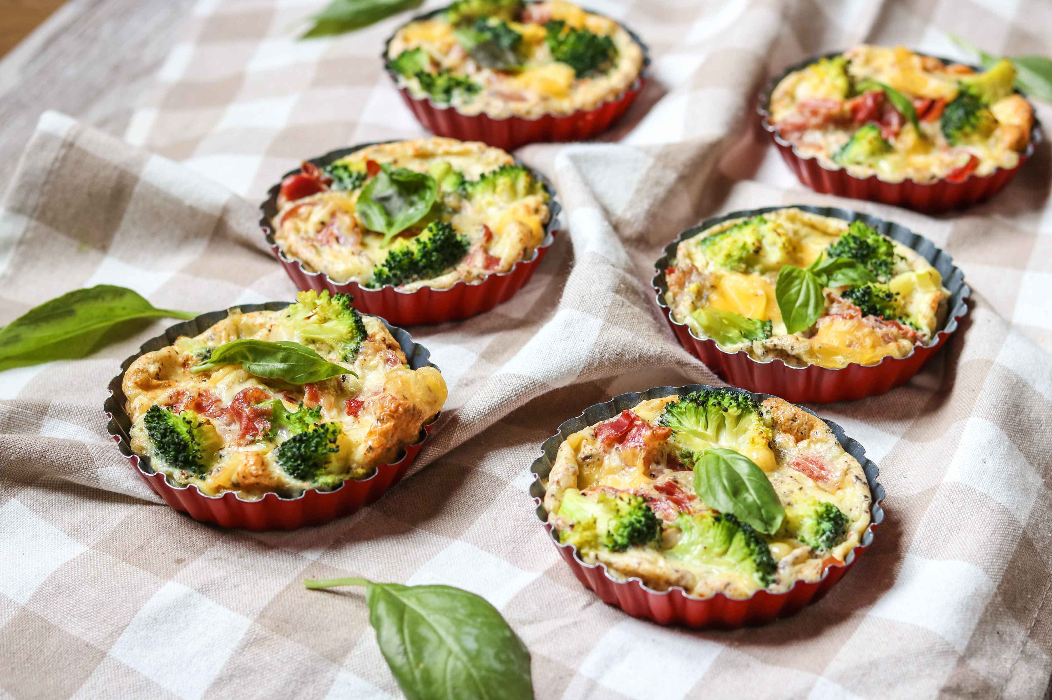 Egg Broccoli & Ham Muffins