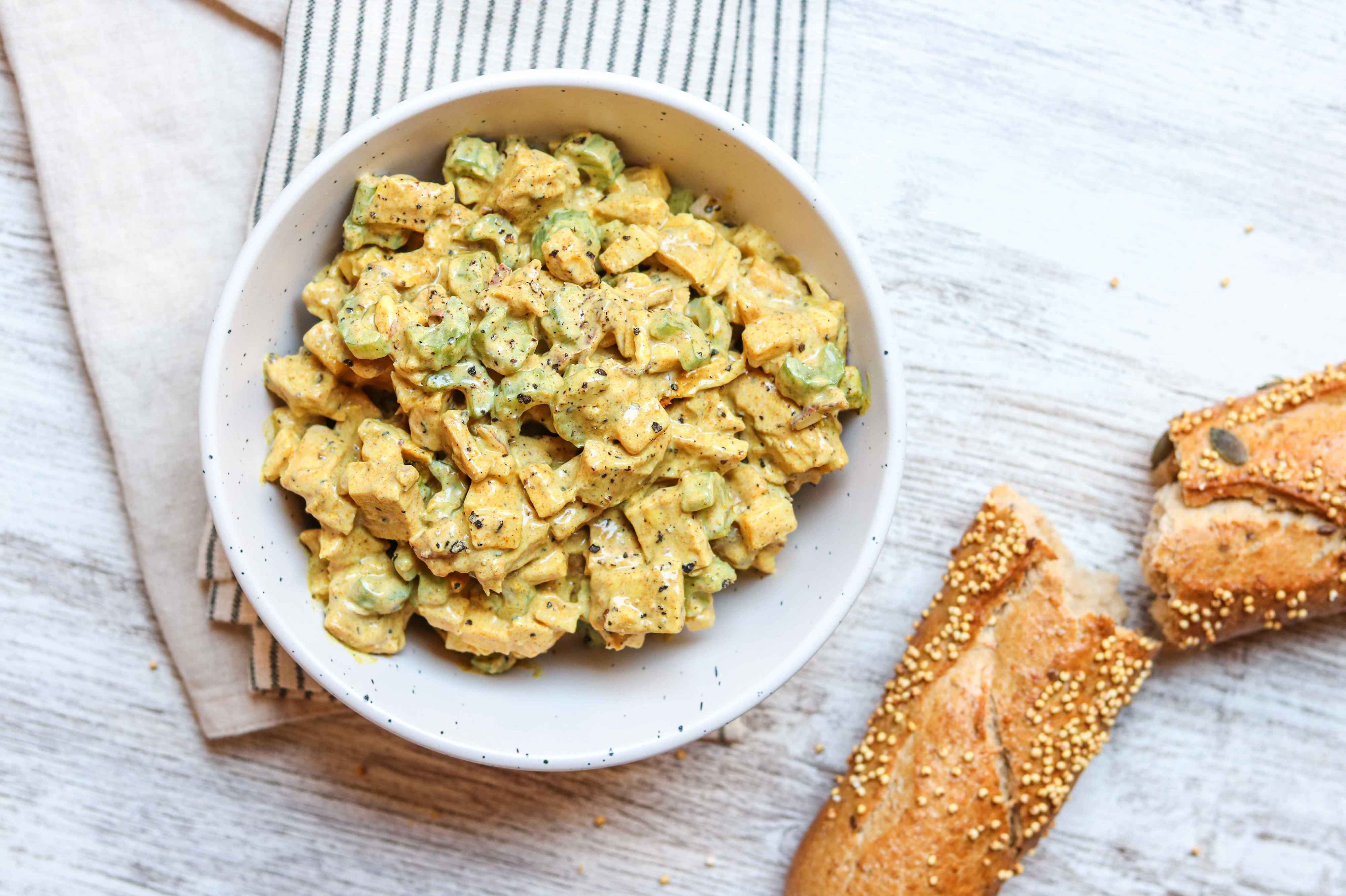 Healthy Coronation Chicken Salad