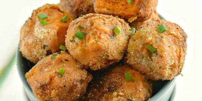 Loaded Mashed Sweet Potato Balls