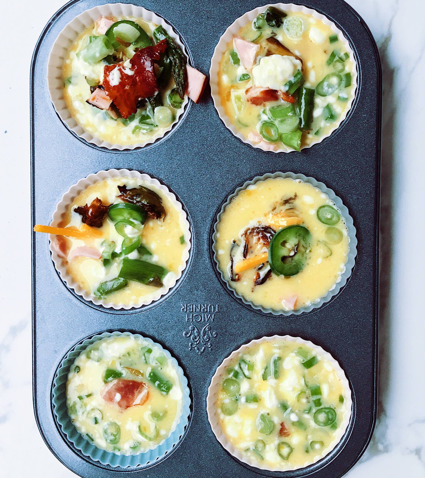 Muffins aux oeufs