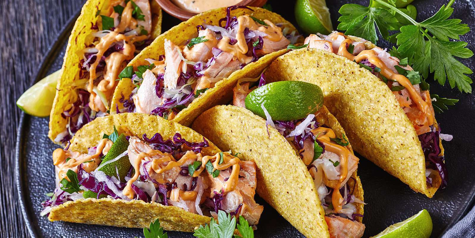 Fish Tacos with Cilantro Slaw
