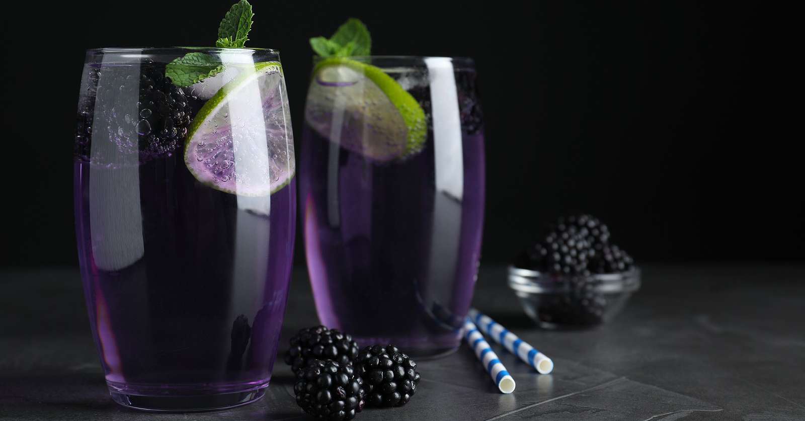 Blackberry and Sage Seltzer