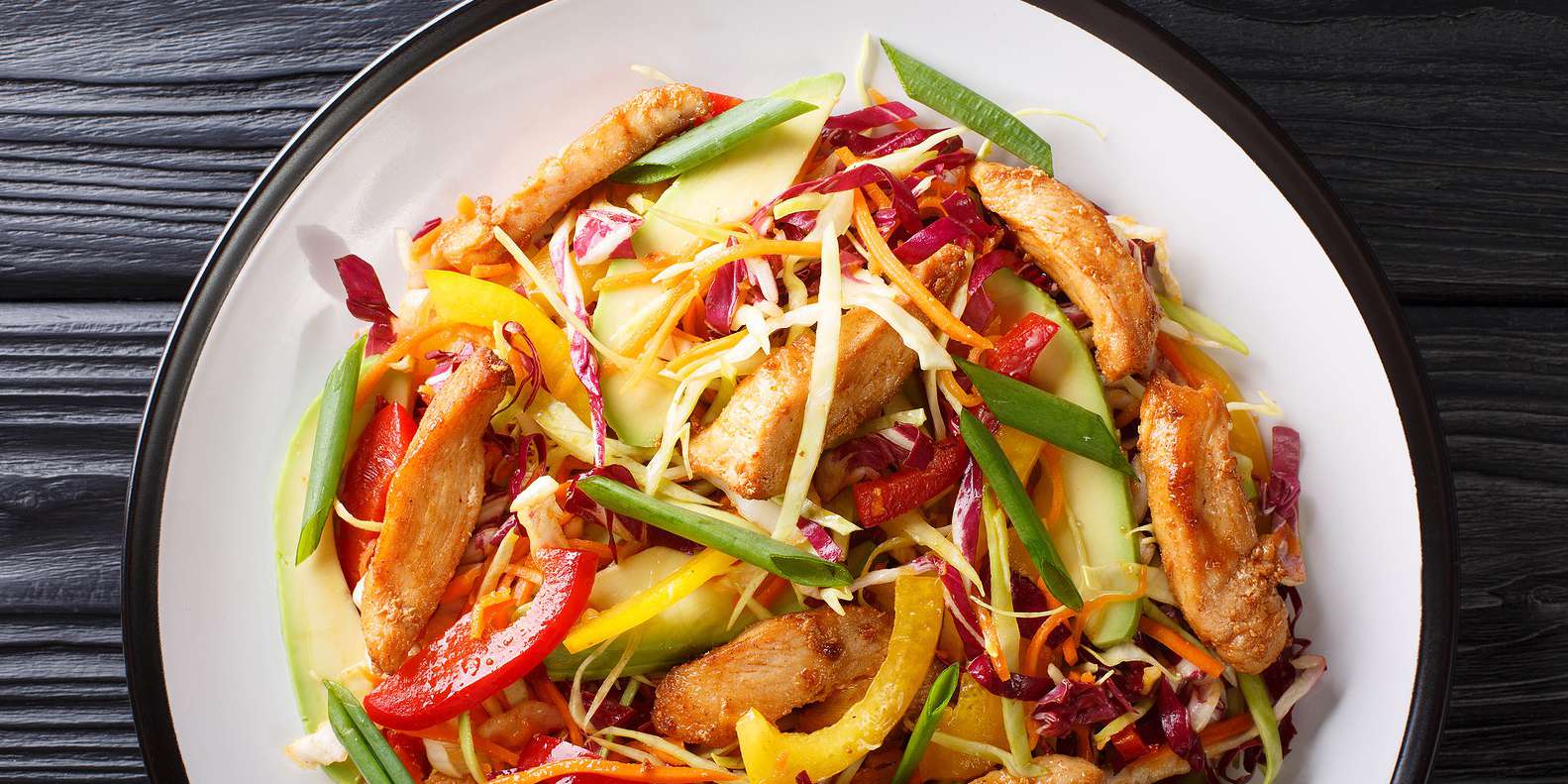 Asian Chicken Edamame Salad