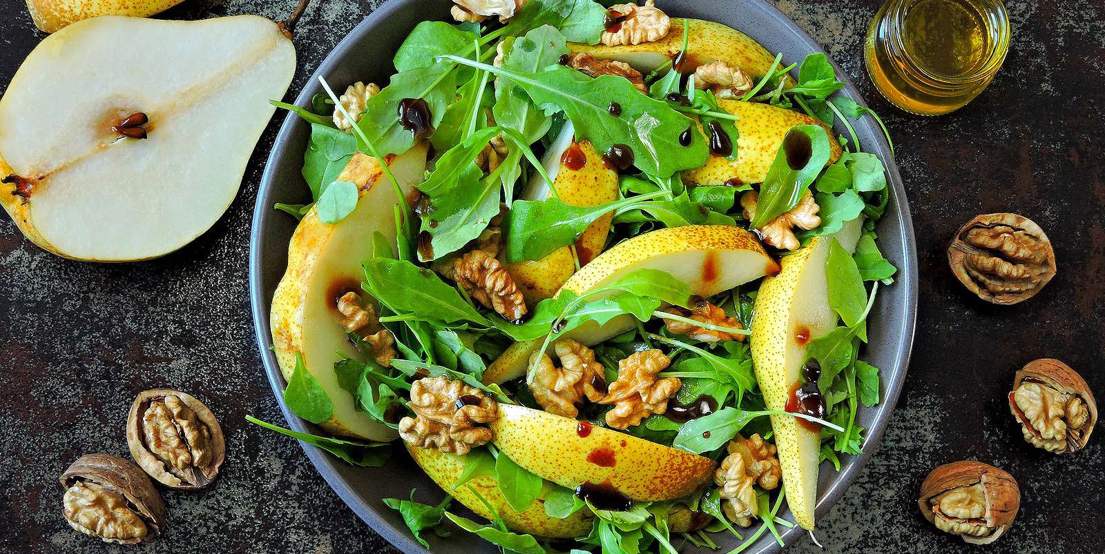 Fennel, Pear, Arugula & Walnut Salad