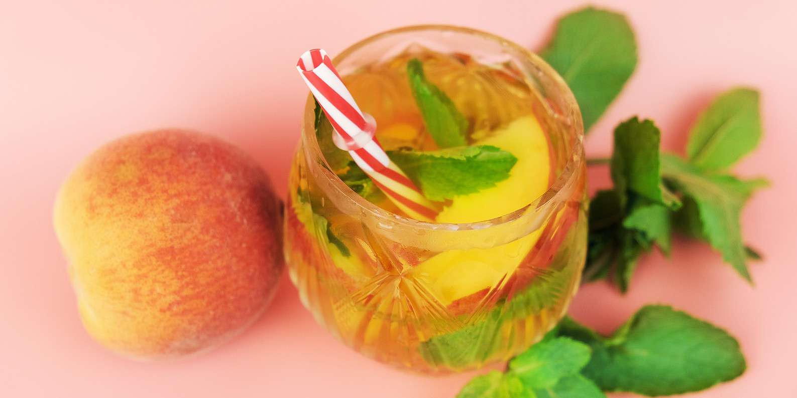 Chamomile Peach Ice Tea