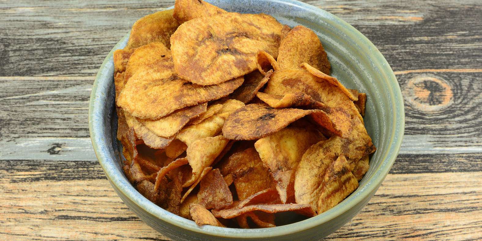 Lemon Garlic Plantain Chips
