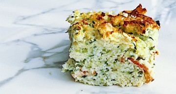 Cake de zucchinis et bacon
