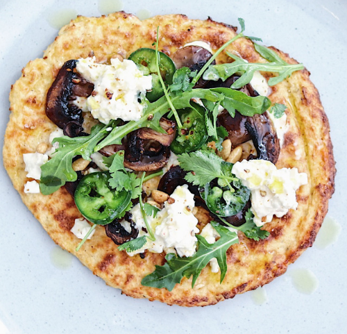Pizza au chou-fleur