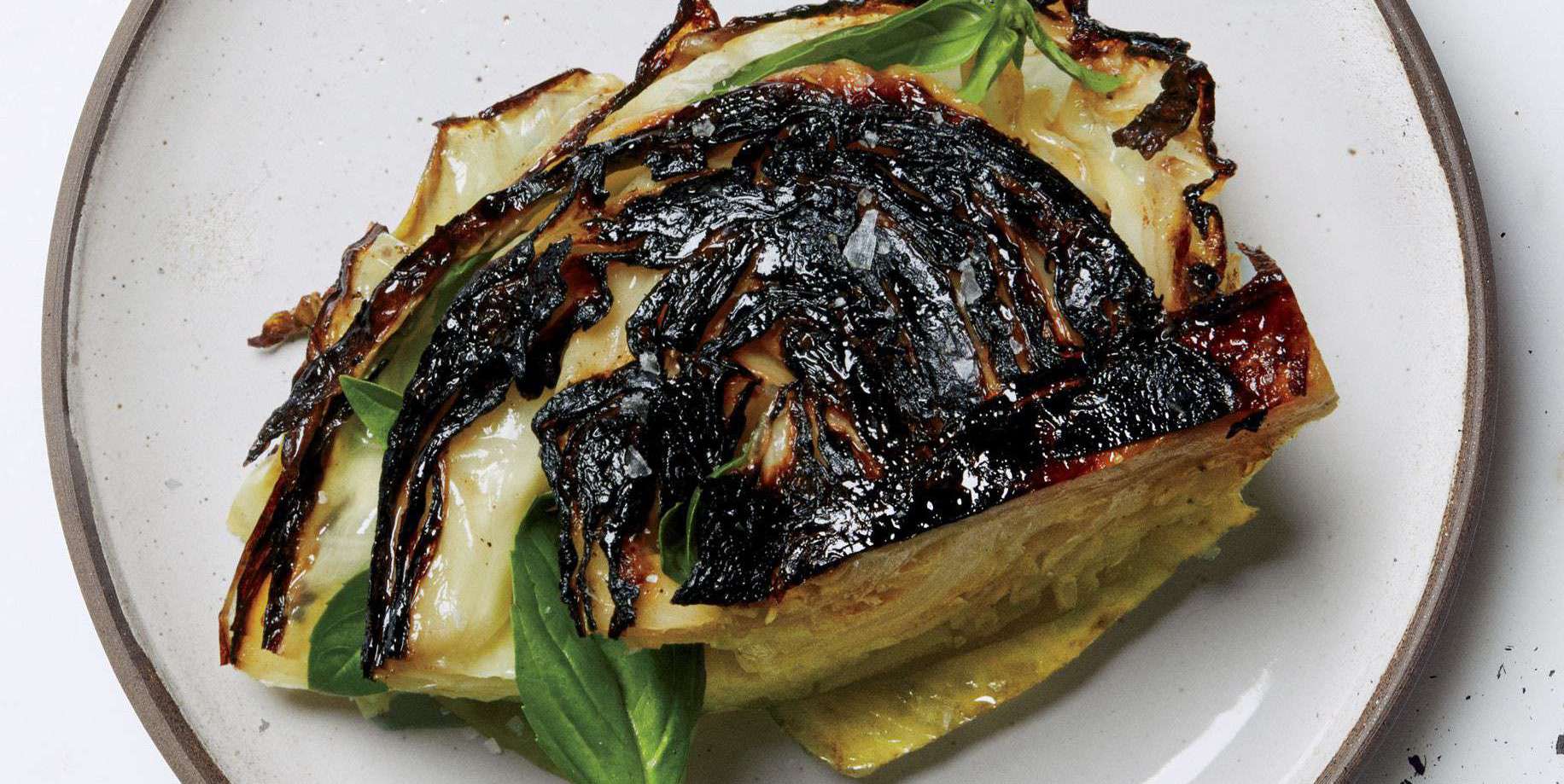 Blackened Cabbage with Kelp Brown Butter