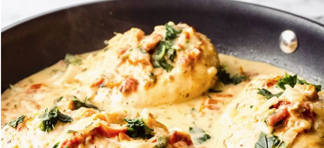 Creamy Keto Tuscan Chicken