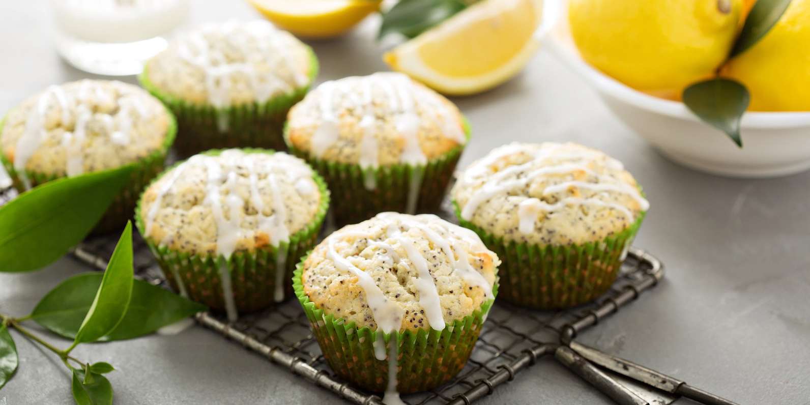 Paleo Lemon Poppyseed Muffins