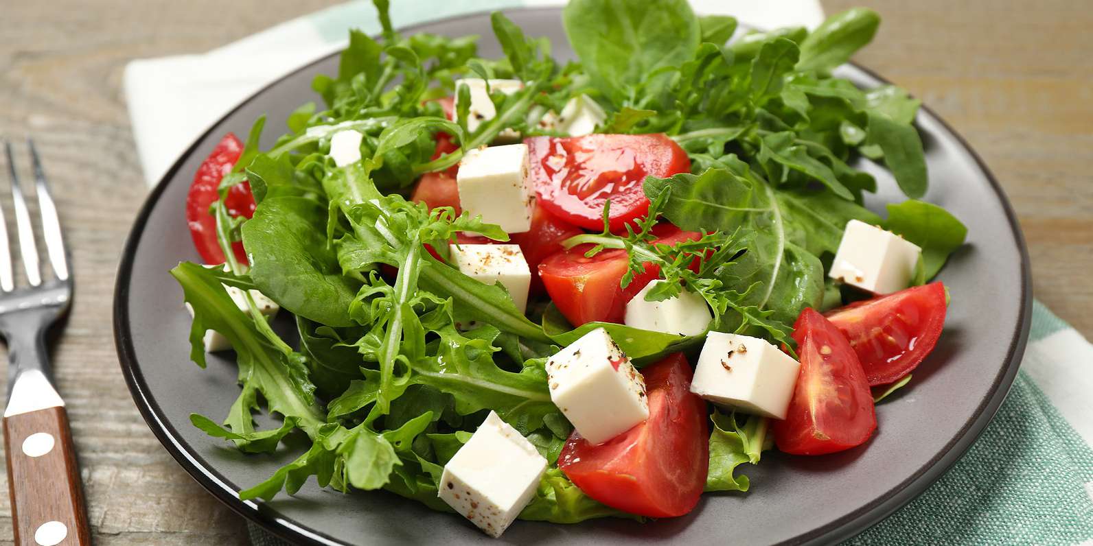 Arugula Salad with Tomatoes and Feta