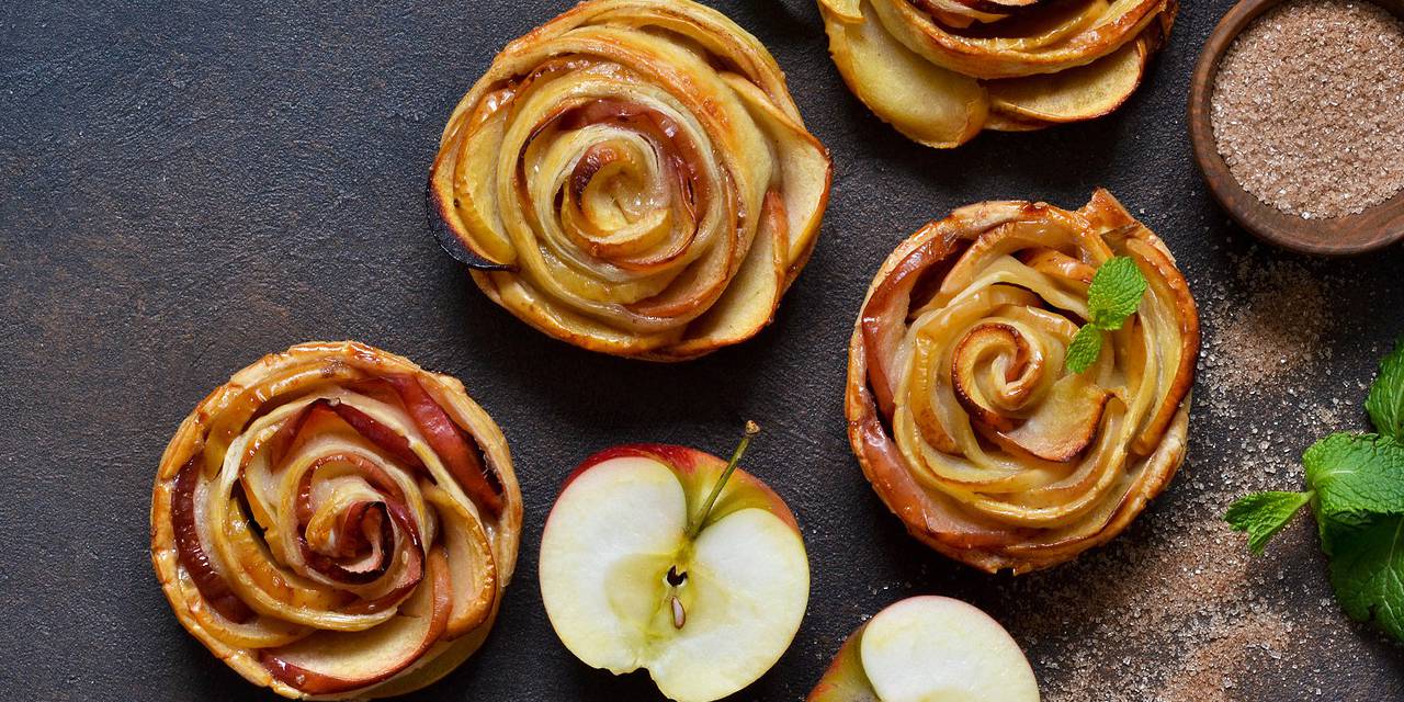 Salted Caramel Baked Apple Bloomers