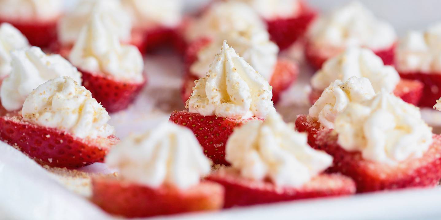 Key Lime Pie Stuffed Strawberries