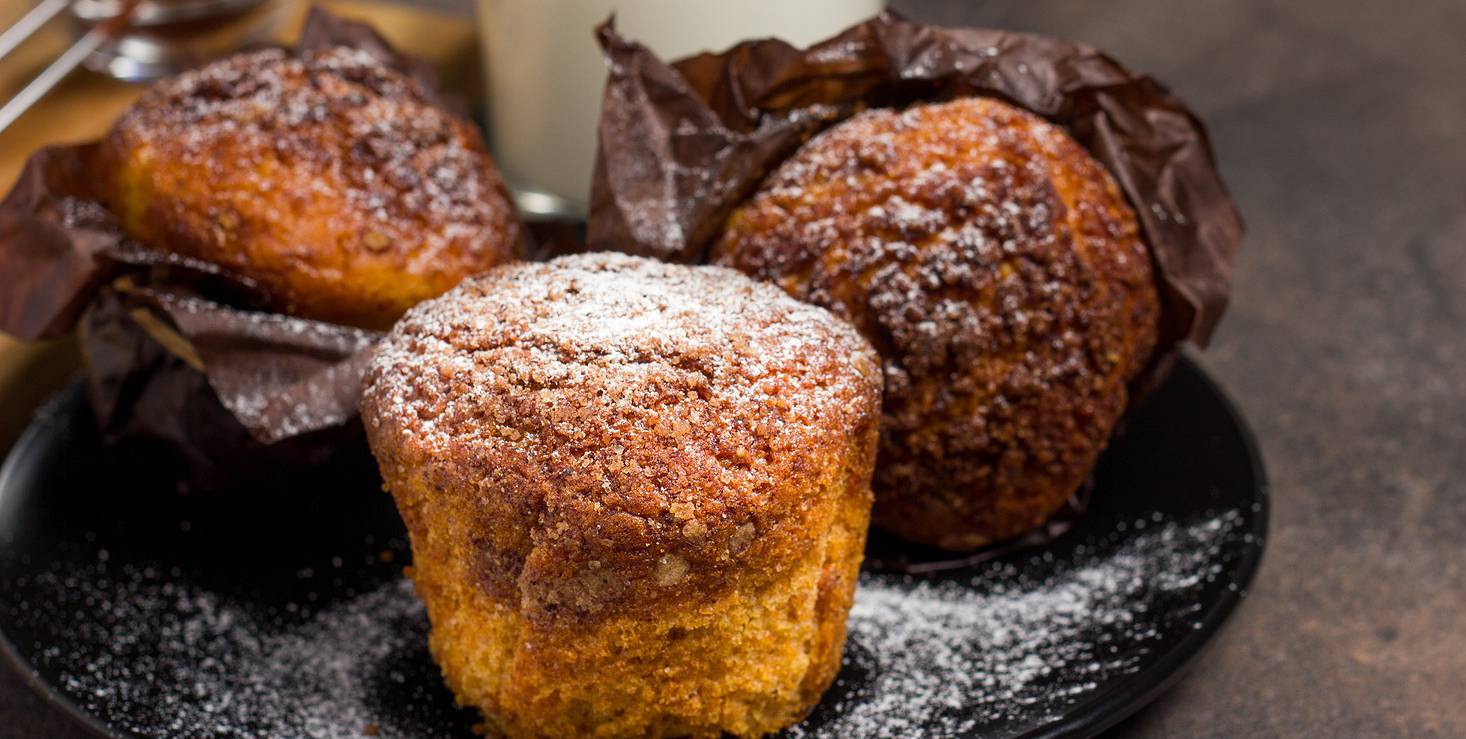 Yam, Oat & Cacao Nib Muffins