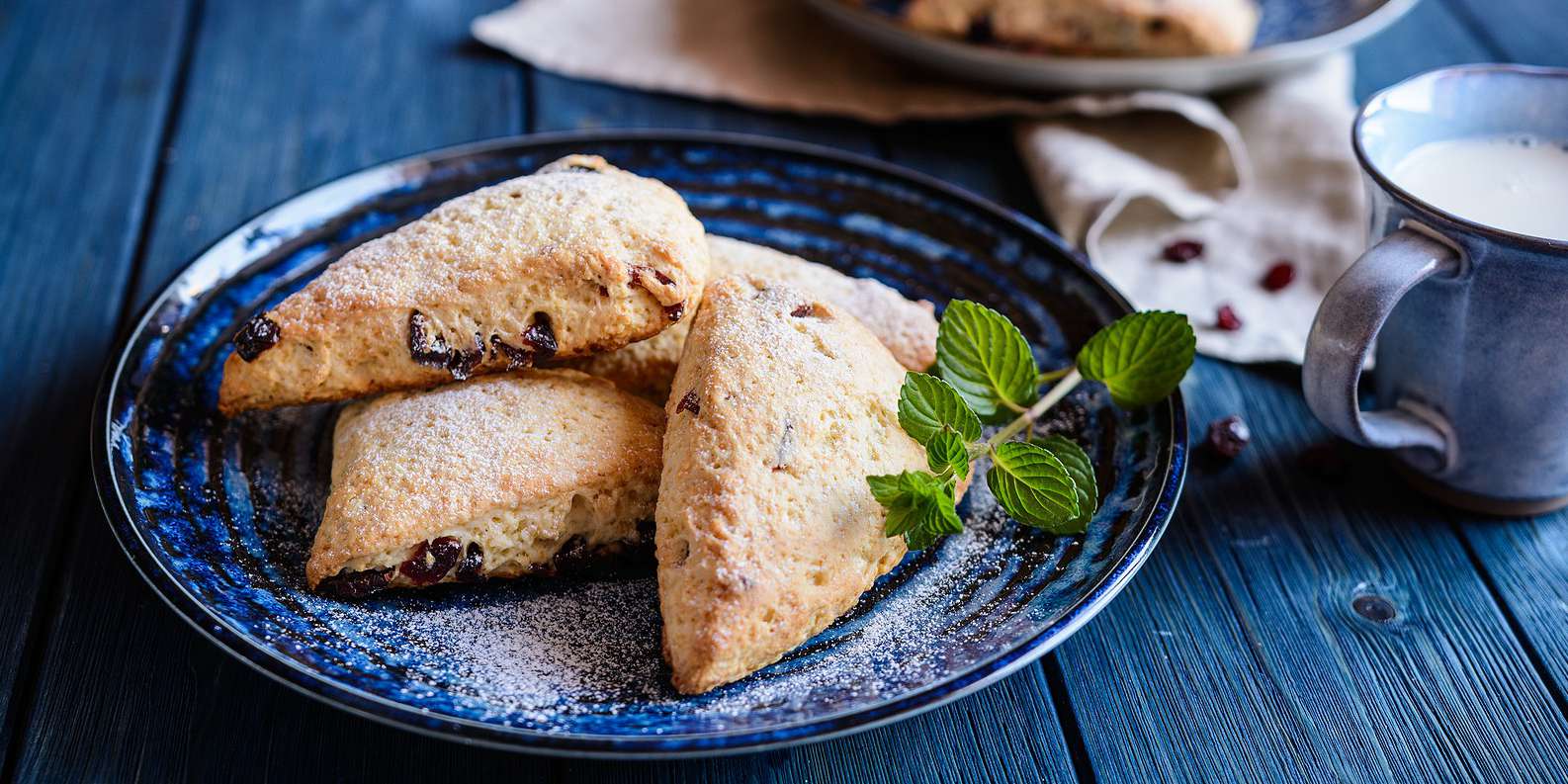 Gluten-Free Cherry Vanilla Scones