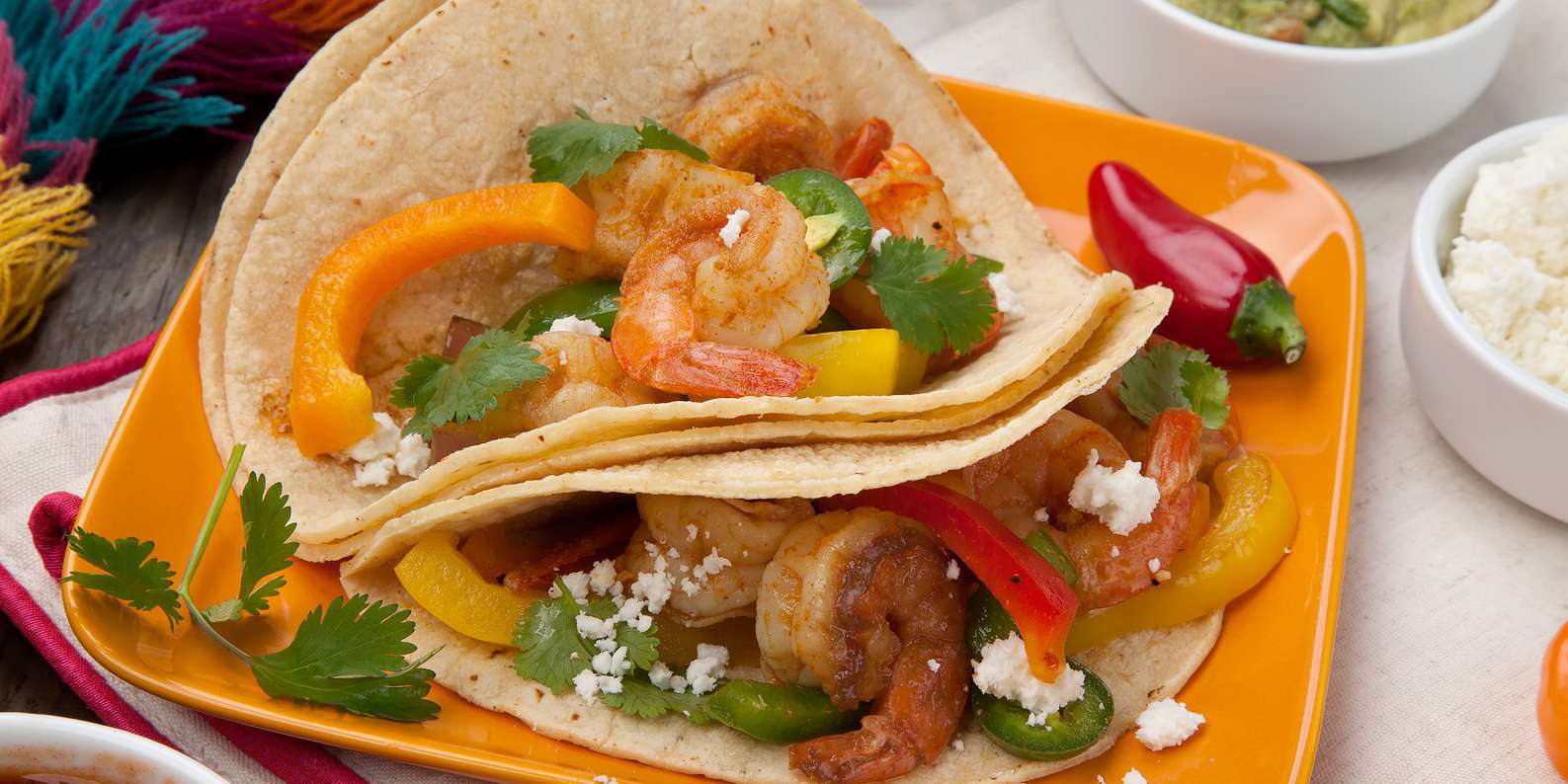 Grilled Shrimp Fajitas