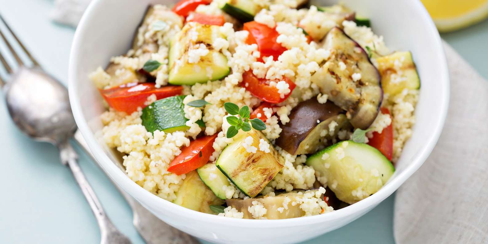 Couscous Salad with Grilled Vegetables